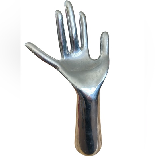 Silver Hand Jewelry Holder - Picture 2 of 3